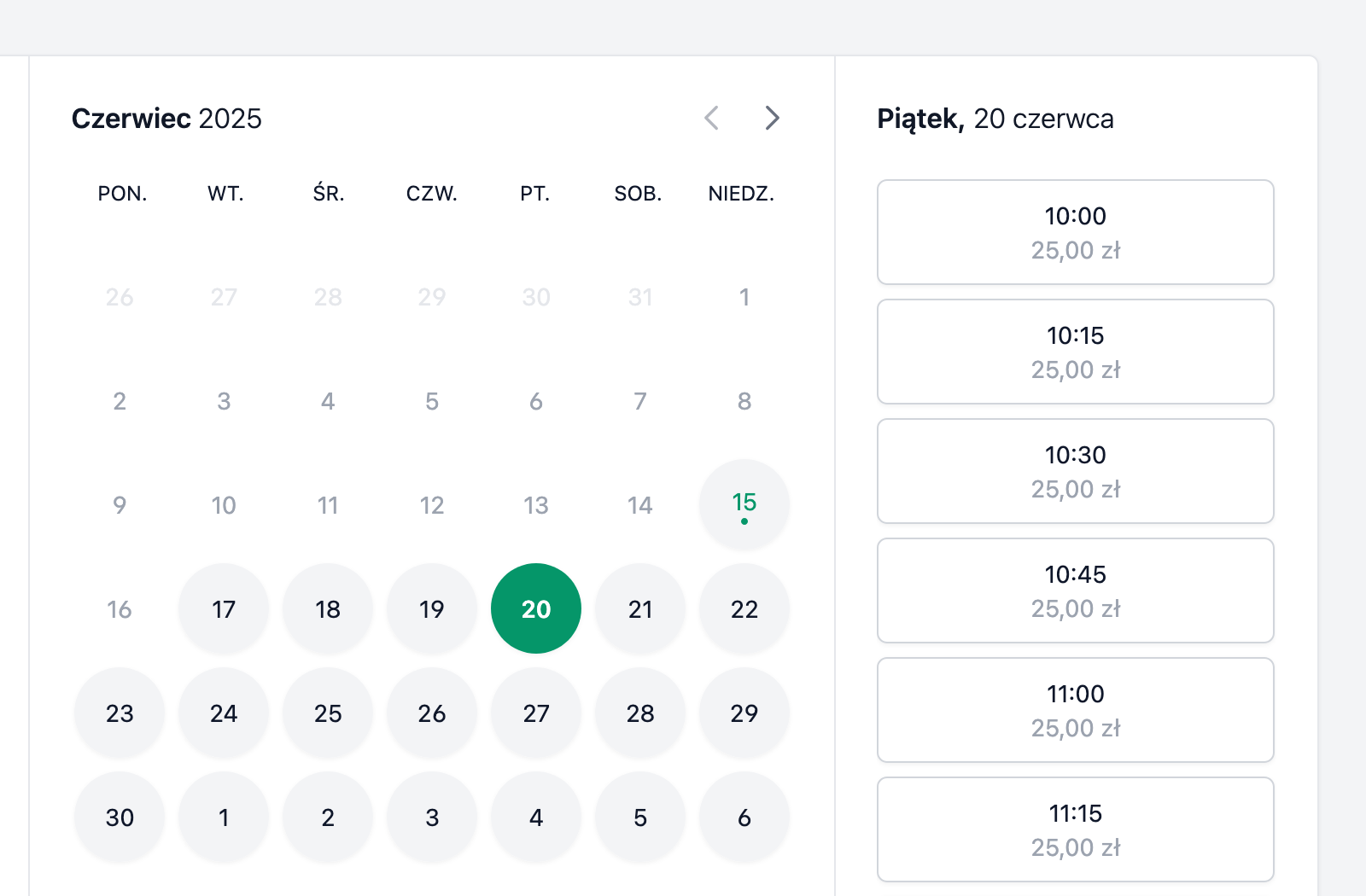 Rezerwacje wizyt online dla klientów